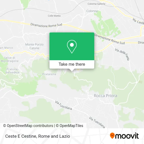 Ceste E Cestine map