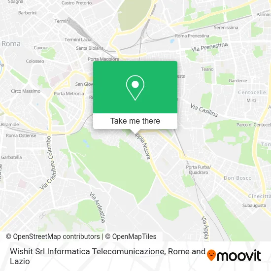 Wishit Srl Informatica Telecomunicazione map