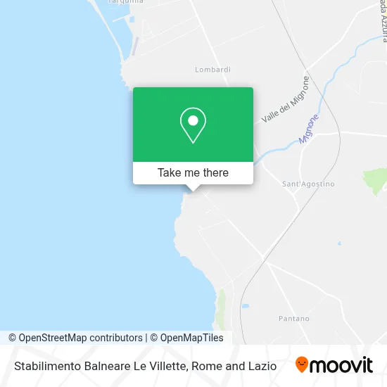 Stabilimento Balneare Le Villette map