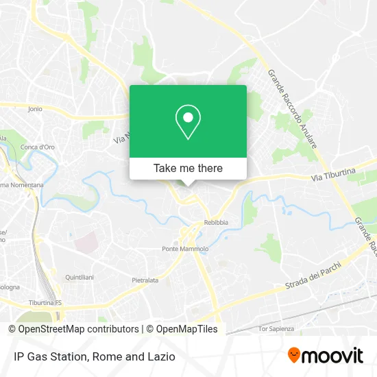 IP Gas Station map