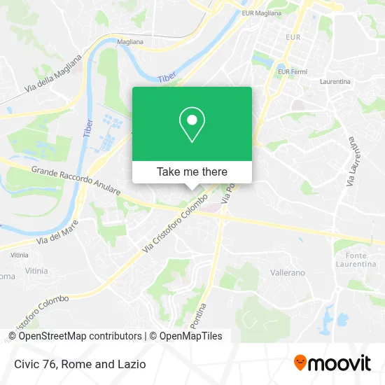Civic 76 map