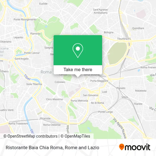 Ristorante Baia Chia Roma map