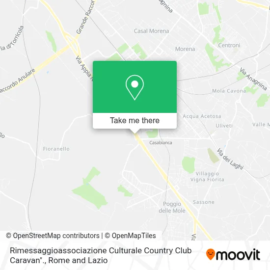 Rimessaggioassociazione Culturale Country Club Caravan". map