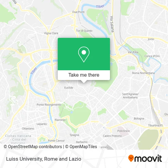 Luiss University map