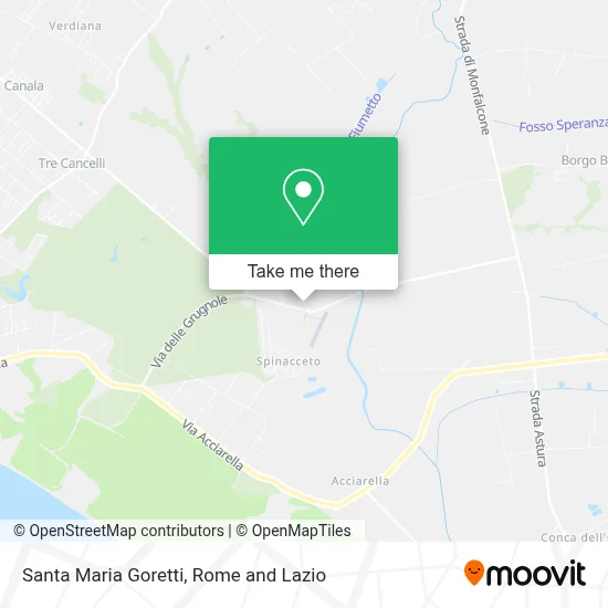 Santa Maria Goretti map