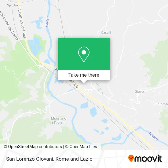 San Lorenzo Giovani map