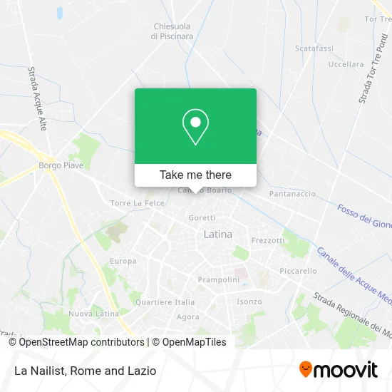 La Nailist map