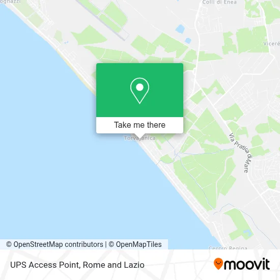 UPS Access Point map