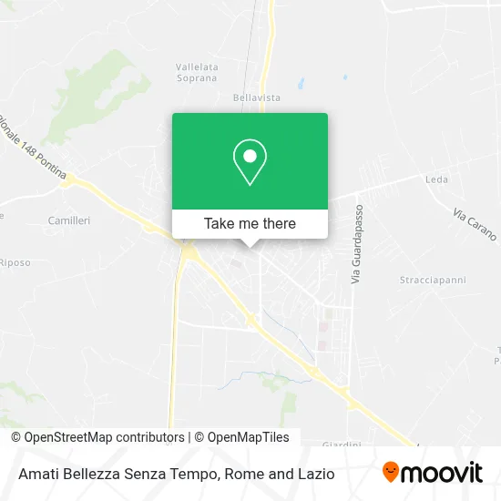 Amati Bellezza Senza Tempo map