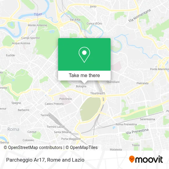 Parcheggio Ar17 map