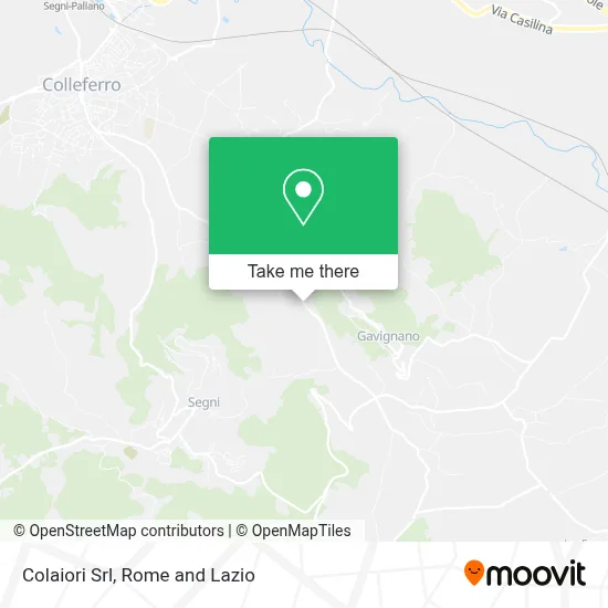 Colaiori Srl map