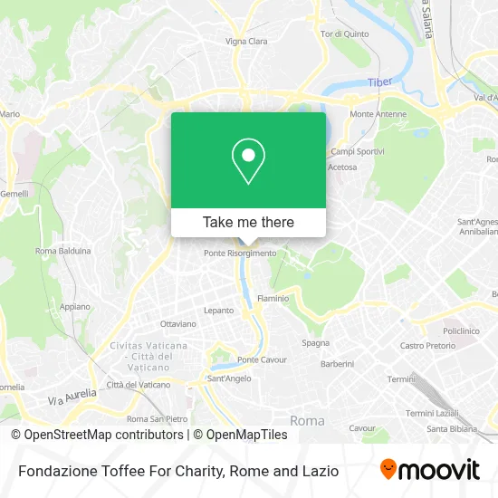 Fondazione Toffee For Charity map