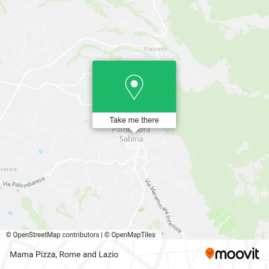 Mama Pizza map