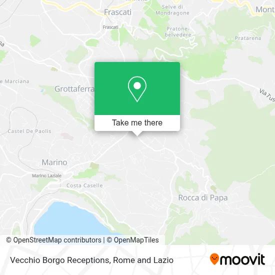 Vecchio Borgo Receptions map