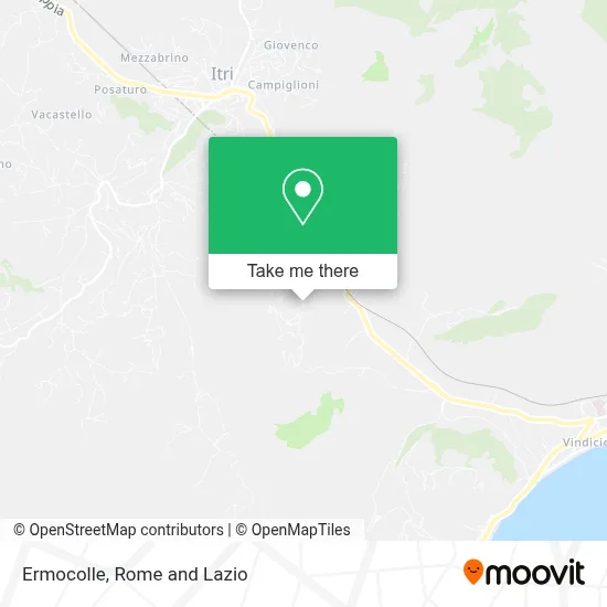 Ermocolle map