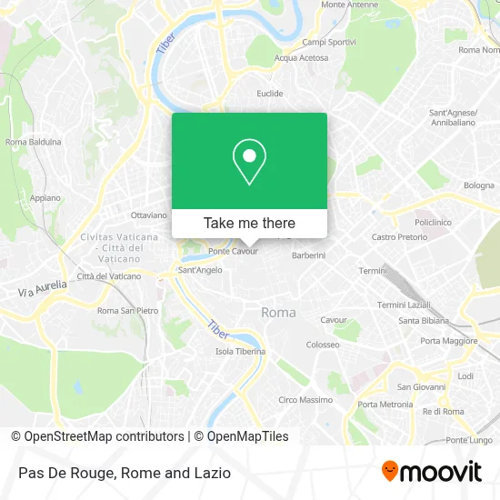 Pas De Rouge map