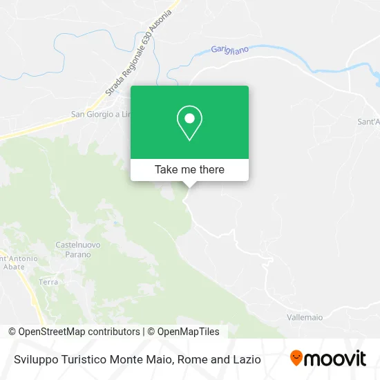 Sviluppo Turistico Monte Maio map