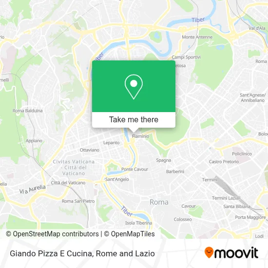 Giando Pizza E Cucina map