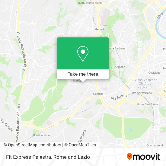 Fit Express Palestra map