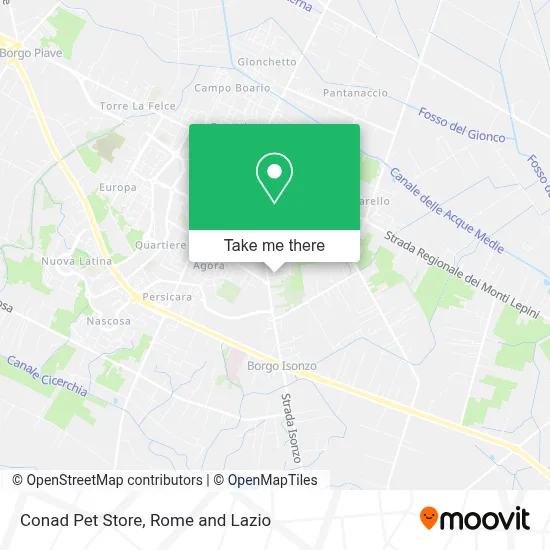 Conad Pet Store map