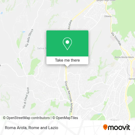 Roma Arola map