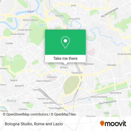 Bologna Studio map