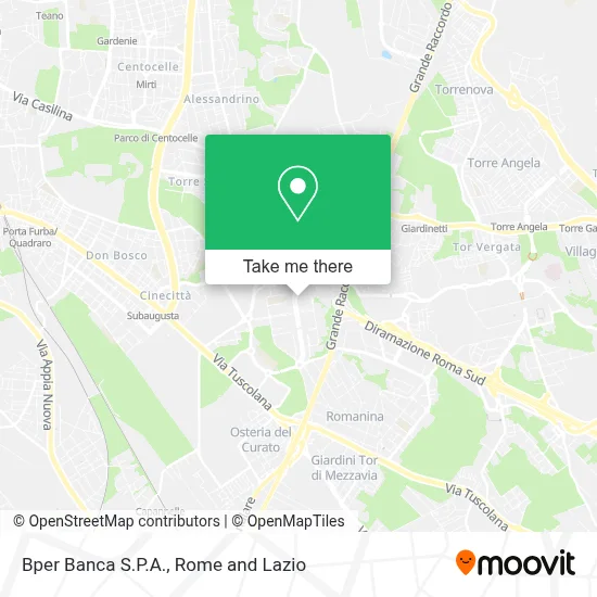 Bper Banca S.P.A. map