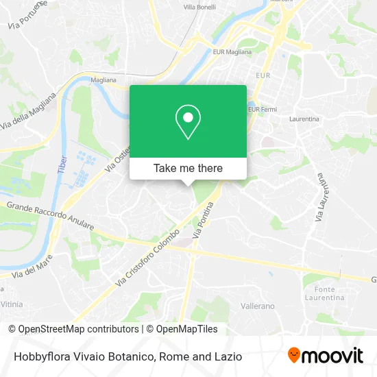 Hobbyflora Vivaio Botanico map