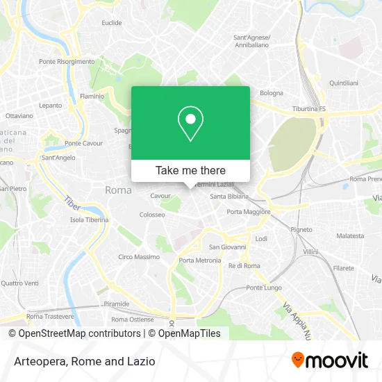 Arteopera map