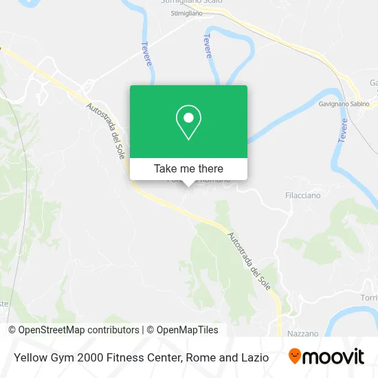 Yellow Gym 2000 Fitness Center map