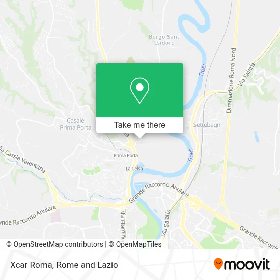 Xcar Roma map