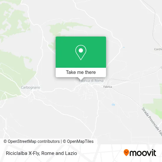 Riciclalba X-Fly map