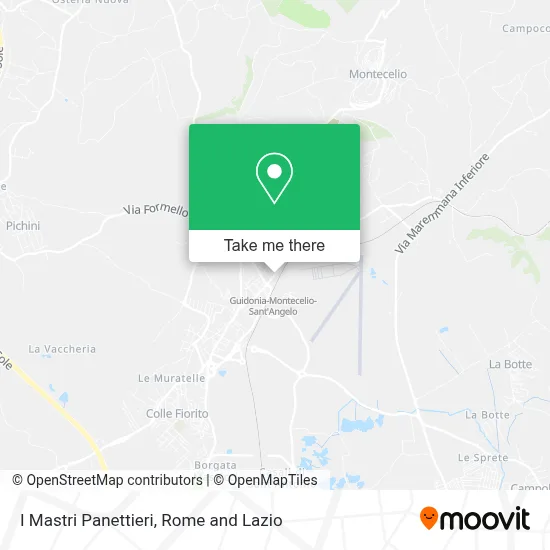 I Mastri Panettieri map