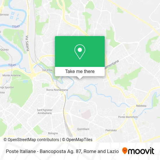 Poste Italiane - Bancoposta Ag. 87 map