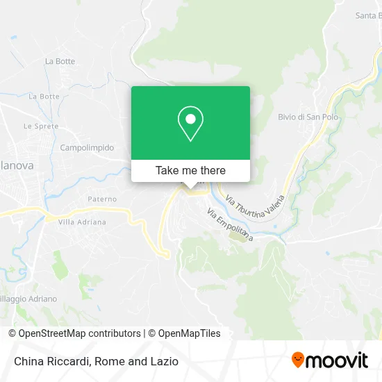 China Riccardi map