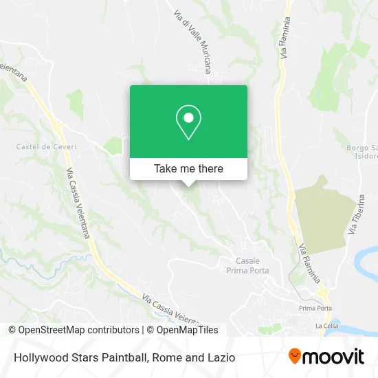 Hollywood Stars Paintball map