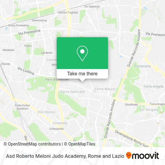 Asd Roberto Meloni Judo Academy map