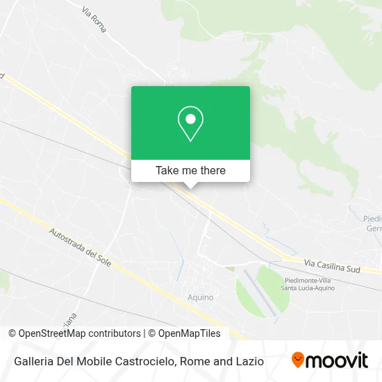 Galleria Del Mobile Castrocielo map