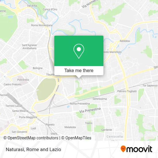 Naturasì map