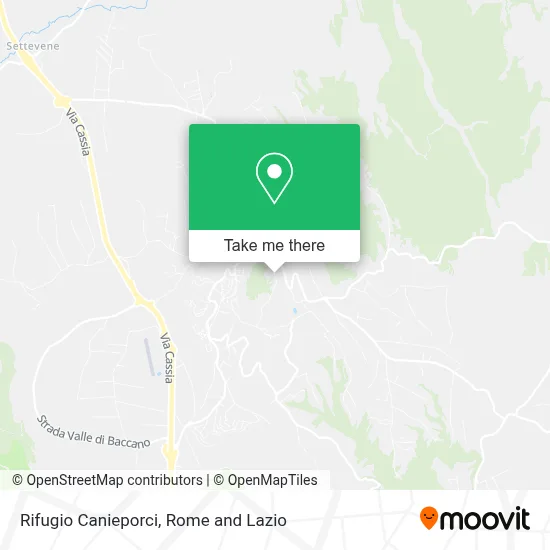 Rifugio Canieporci map