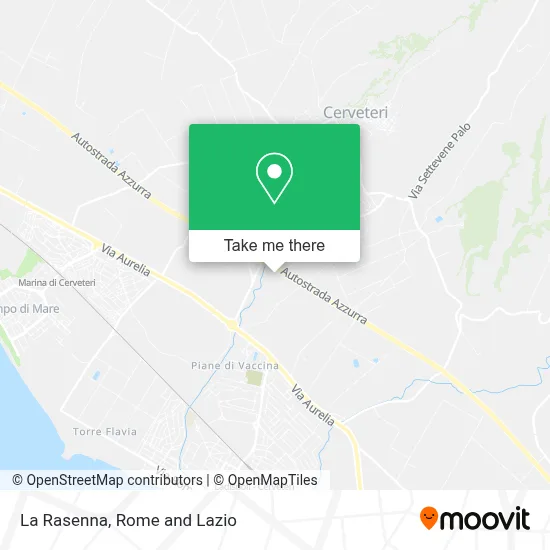 La Rasenna map