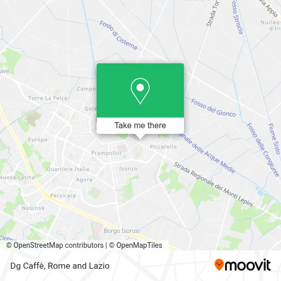 Dg Caffè map