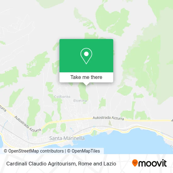 Cardinali Claudio Agritourism map
