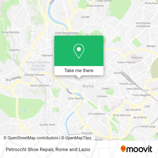 Petrocchi Shoe Repair map