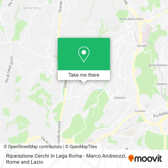 Riparazione Cerchi In Lega Roma - Marco Andreozzi map