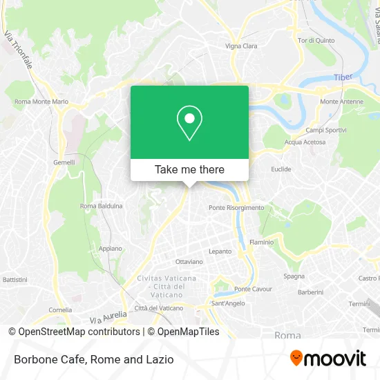 Borbone Cafe map
