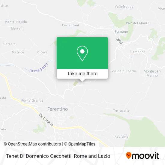 Tenet Di Domenico Cecchetti map