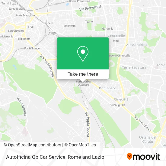 Autofficina Qb Car Service map