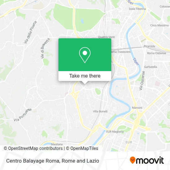 Centro Balayage Roma map