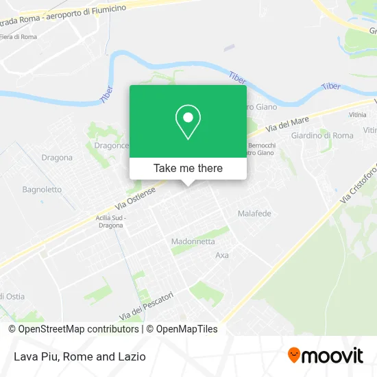 Lava Piu map